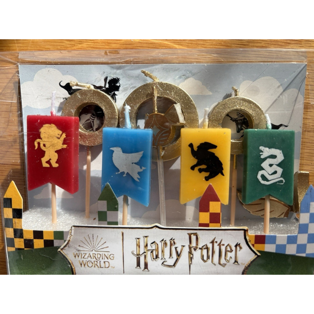 Papyrus Harry Potter Wizarding World Birthday Toothpick Candles Quidditch NIB